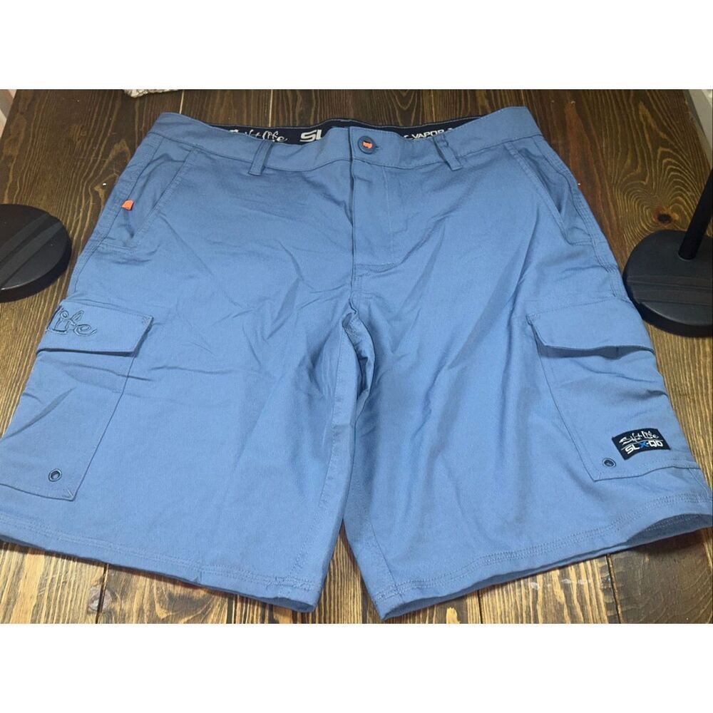 Men's Salt Life SLX-QD Vapor Stretch 10" Board Shorts Swim Bathing Suit Size 36